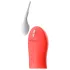 We-Vibe Touch X - επαναφορτιζόμενος, αδιάβροχος δονητής κλειτορίδας (κοραλί)