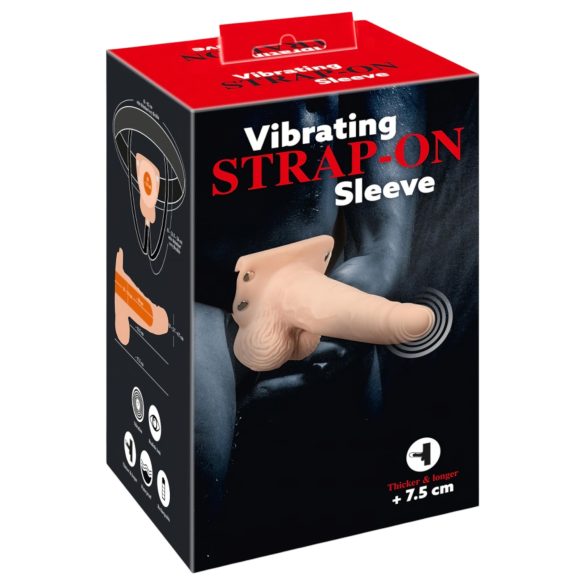 You2Toys Strap-on - κοίλος, φορετός δονητής (φυσικός)