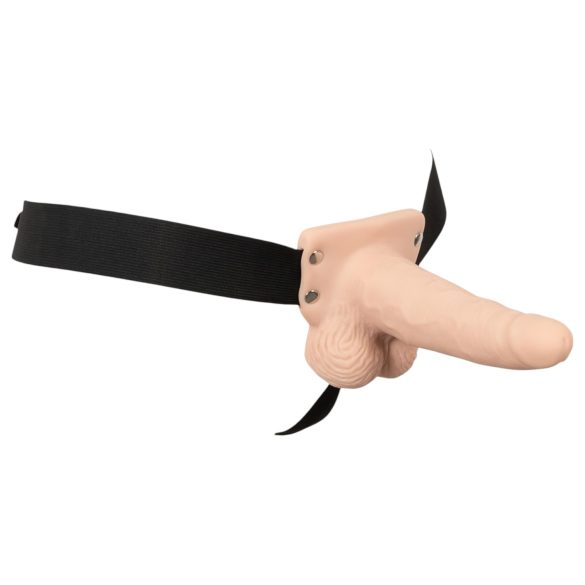 You2Toys - strap-on ομοίωμα με δόνηση - κοίλο - φυσικό χρώμα