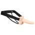 You2Toys Strap-on - κοίλος, φορετός δονητής (φυσικός)