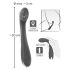 SMILE G-spot - επαναφορτιζόμενος δονητής σημείου G με ραβδώσεις (μωβ)