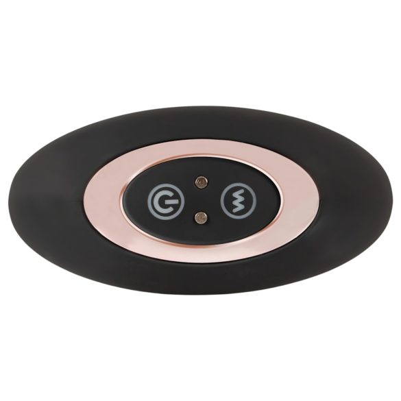 ANOS - ασύρματος δονητής πρωκτού με παλμούς - μαύρος