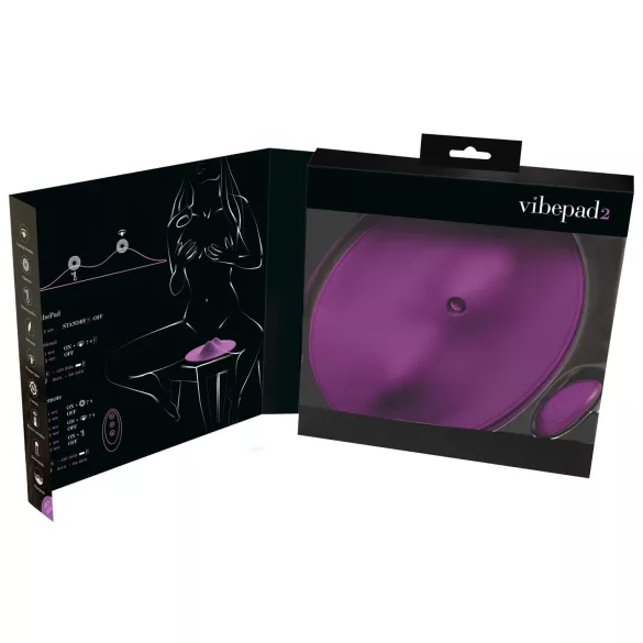 VibePad 2 - δονητής μαξιλαράκι γλειφομηχανή - μοβ