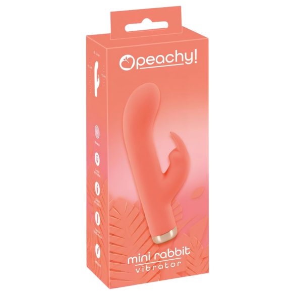 You2Toys Peachy! Μίνι Rabbit - Επαναφορτιζόμενος Κουνελάκι Δονητής (Ροδάκινο)