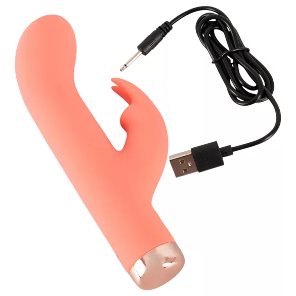 You2Toys - δονητής rabbit mini επαναφορτιζόμενος - σιλικόνη ροδάκινο