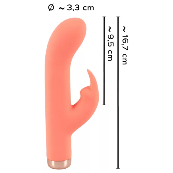 You2Toys - δονητής rabbit mini επαναφορτιζόμενος - σιλικόνη ροδάκινο