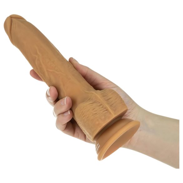 Naked Addiction Thrusting 9 - δονητής με ώθηση - σκούρο - 23cm