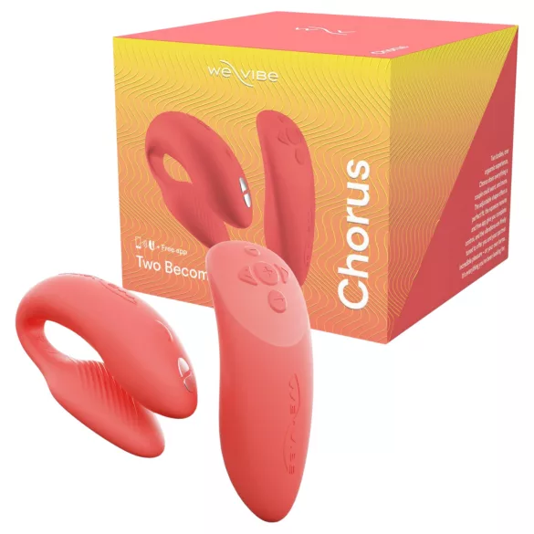 We-Vibe Chorus - Δονητής ζευγαριού με έλεγχο μέσω εφαρμογής (πορτοκαλί)