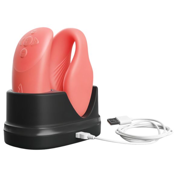 We-Vibe Chorus - δονητής ζευγαριού με Bluetooth - επαναφορτιζόμενος - πορτοκαλί