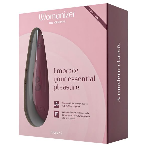 Womanizer Classic 2 - διεγέρτης κλειτορίδας με κύματα αέρα - επαναφορτιζόμενος