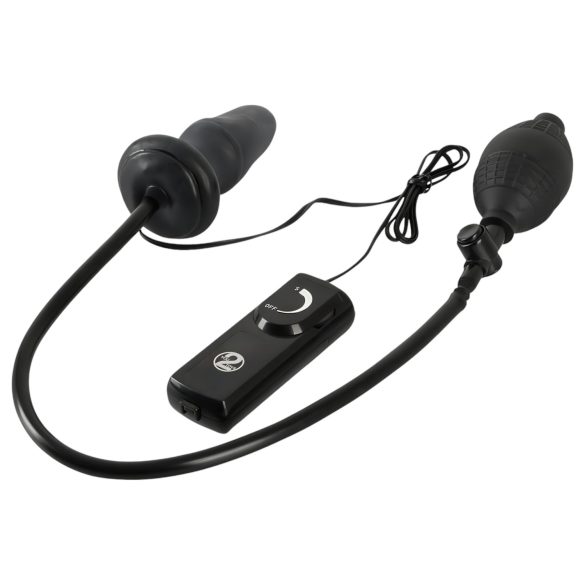 You2Toys - δονούμενο φουσκωτό πρωκτικό βύσμα - μαύρο