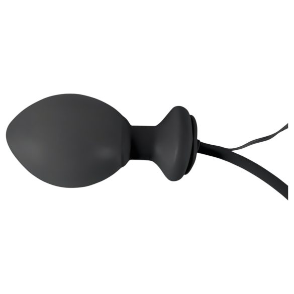 You2Toys - δονούμενο φουσκωτό πρωκτικό βύσμα - μαύρο