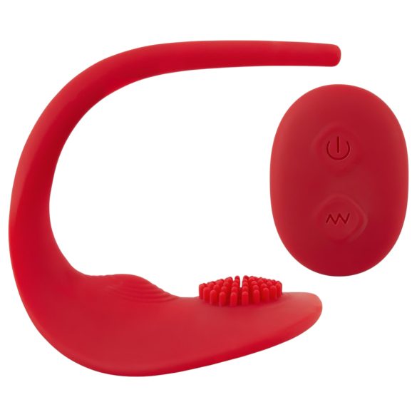 SMILE Slim Panty - Δονητής κλειτορίδας με μπαταρία και ραδιόφωνο (κόκκινο)