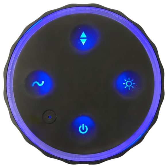 Rebel - ανδρικός masturbator με δόνηση 3 λειτουργίες επαναφορτιζόμενος μαύρος