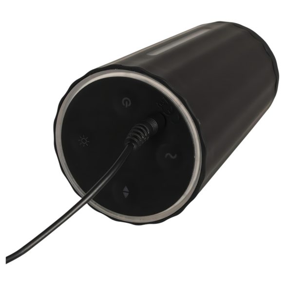 Rebel - ανδρικός masturbator με δόνηση 3 λειτουργίες επαναφορτιζόμενος μαύρος