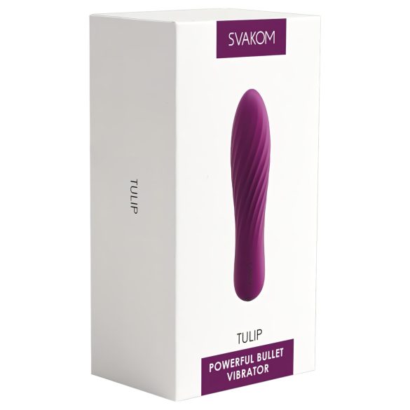 Svakom Tulip - φορητό μίνι δονητής (μωβ) με επαναφορτιζόμενη μπαταρία