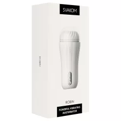   Svakom Robin - επαναφορτιζόμενος ανδρικός αυνανιστής (λευκό)