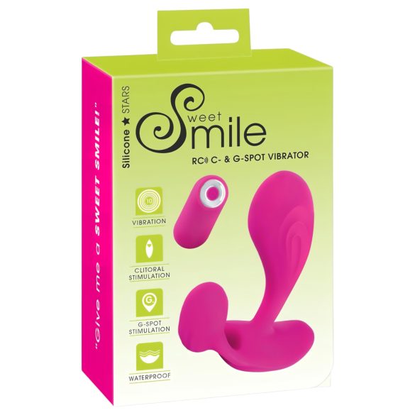 SMILE RC - ασύρματος G-σημείου δονητής με μπαταρία (ροζ)