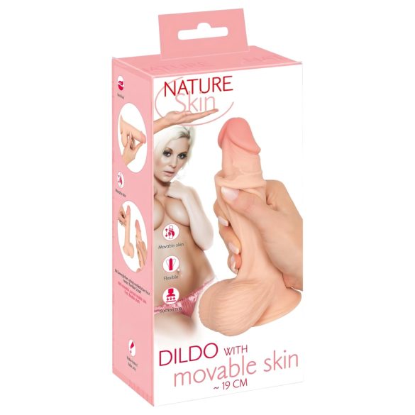 Nature Skin - ομοίωμα πέους ρεαλιστικό - 19εκ - φυσικό χρώμα