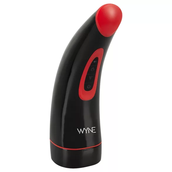 WYNE 03 - ανδρικό masturbator με δόνηση & αναρρόφηση - επαναφορτιζόμενο μαύρο