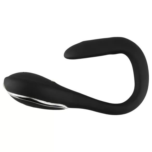 Penis Plug - διαστολέας πέους με δόνηση USB - 1cm - μαύρο