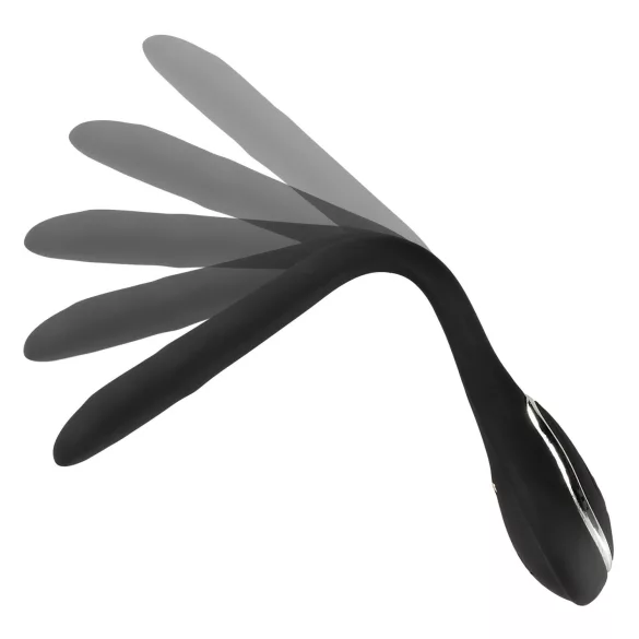 Penis Plug - διαστολέας πέους με δόνηση USB - 1cm - μαύρο