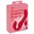 You2Toys - διπλός strapless δονητής με τηλεχειριστήριο - κόκκινο