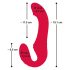 You2Toys Strapless - ασύρματο, φορετό δονητής (κόκκινο)