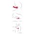 You2Toys Strapless - ασύρματο, φορετό δονητής (κόκκινο)