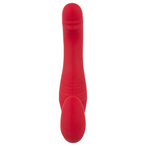 You2Toys - διπλός strapless δονητής με τηλεχειριστήριο - κόκκινο