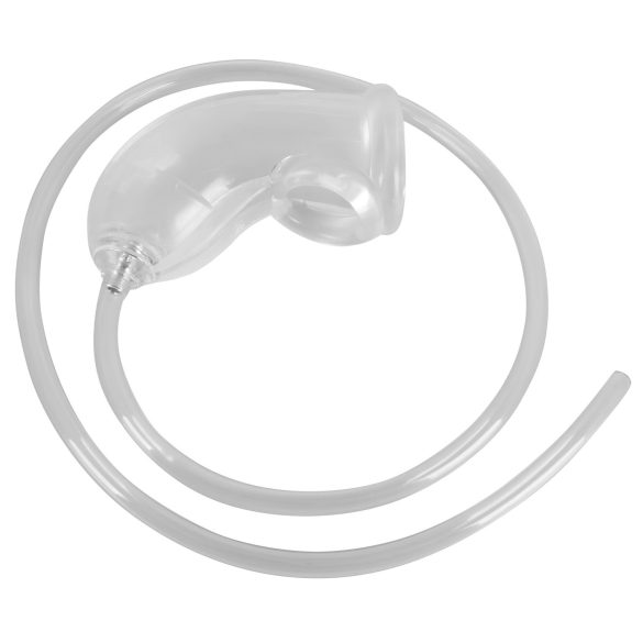 You2Toys - πέος μανίκι ουρολαγνείας με σωλήνα εξόδου - διάφανο