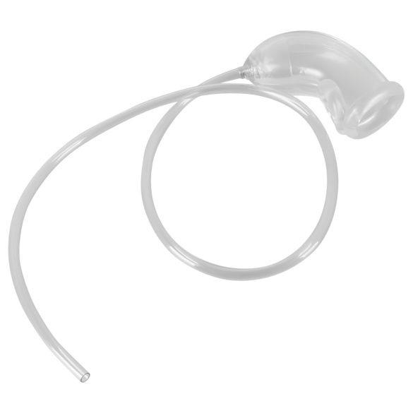 You2Toys - πέος μανίκι ουρολαγνείας με σωλήνα εξόδου - διάφανο