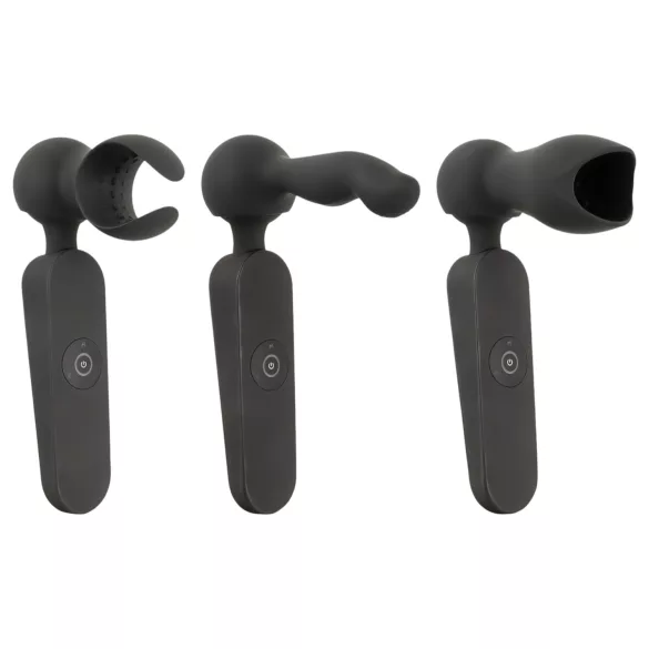 Couples Choice - δονητής ζευγαριών με θέρμανση & επαναφορτιζόμενος - μαύρο