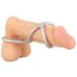 You2Toys - Τριπλό δαχτυλίδι πέους και όρχεων σιλικόνης (ασημί)