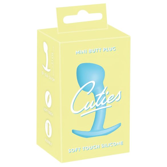Cuties Μίνι Πρωκτική Σφήνα Σιλικόνης - Μπλε (2,6 εκ.)