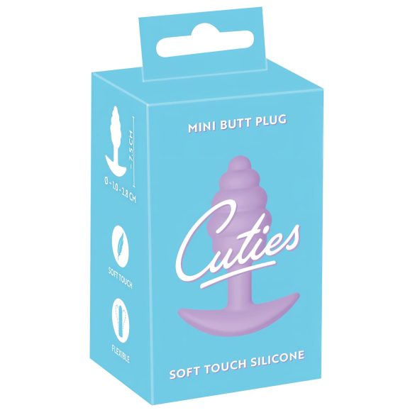 Cuties Μίνι Πρωκτικό Βύσμα - σιλικόνης - μοβ (2,8cm)
