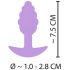 Cuties Μίνι Πρωκτικό Βύσμα - σιλικόνης - μοβ (2,8cm)