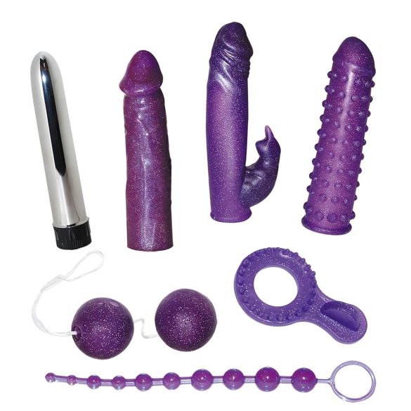 You2Toys - Σετ δονητών με γκλίτερ (7 κομμάτια)