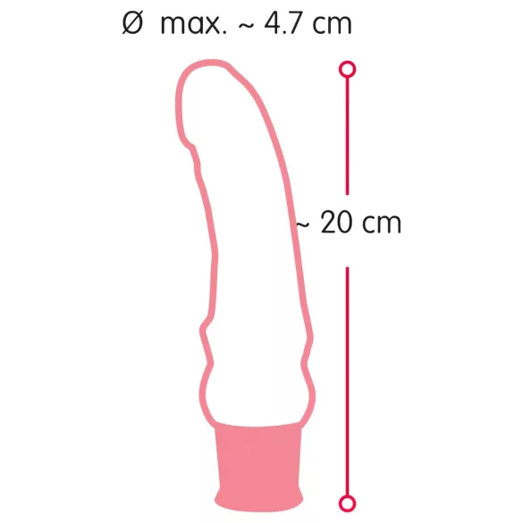 Nature Skin - ρεαλιστικός δονητής - σάρκινη υφή