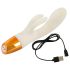 You2Toys Glow - Φώσφορος δονητής με κλειτοριδικό βραχίονα (λευκός)
