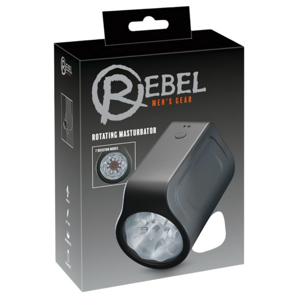 Rebel - ανδρικό αυτόματο masturbator - αδιάβροχο - μαύρο