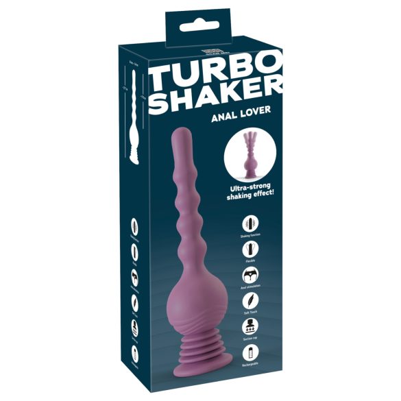 You2Toys Turbo Shaker - δονητής πρωκτού (μωβ)