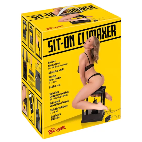 The Banger Sit-On-Climaxer - Δονητική Τράπεζα (μαύρο)