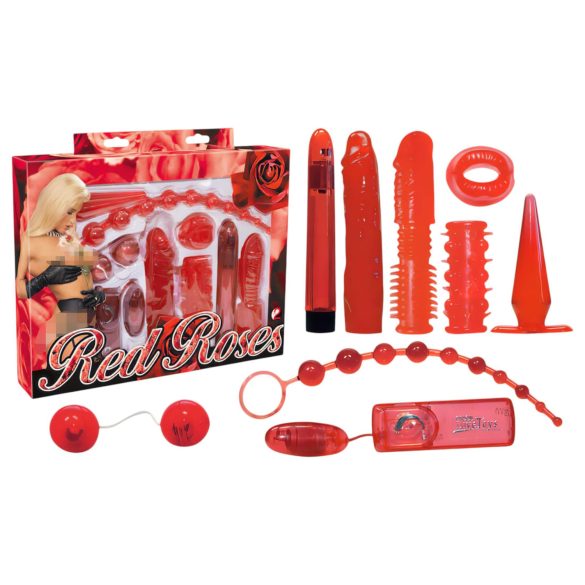 You2Toys - Κόκκινα Τριαντάφυλλα - Σετ Δονητών (9 τεμάχια)