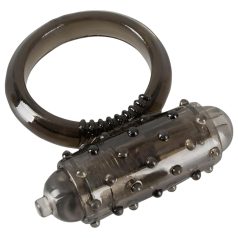   You2Toys - δαχτυλίδι πέους δόνηση σιλικόνη μαύρο