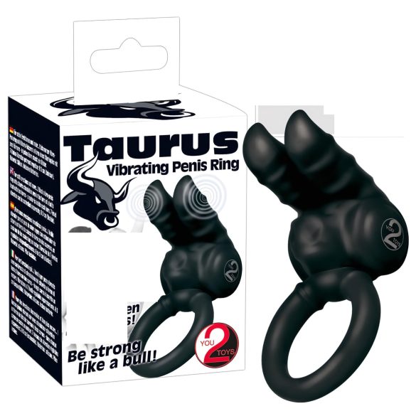 You2Toys Taurus – Δαχτυλίδι Πέους με Δόνηση και Διπλό Μοτέρ