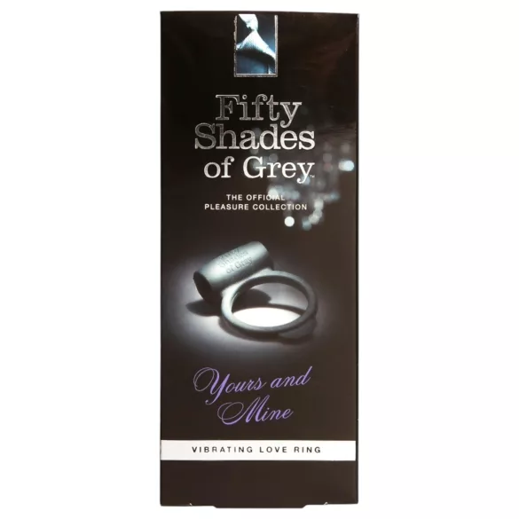 Fifty Shades of Grey - δαχτυλίδι πέους με δόνηση - μαύρο