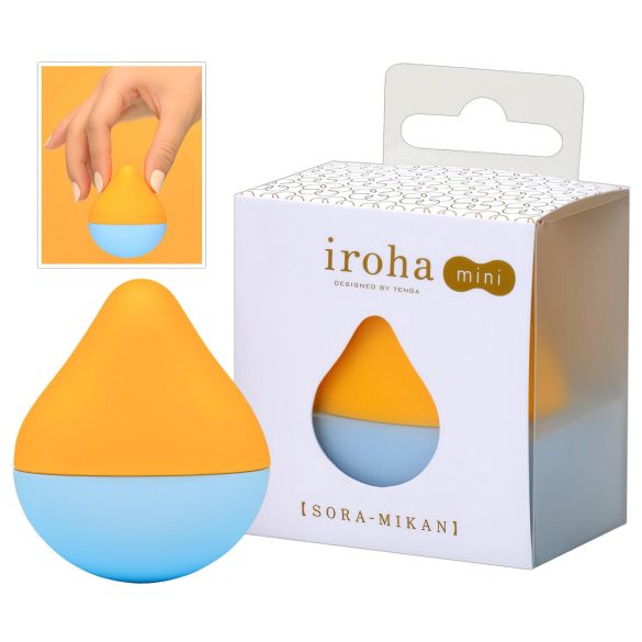 TENGA Iroha Mini - Μίνι Δονητής Κλειτορίδας (Πορτοκαλί-Μπλε)