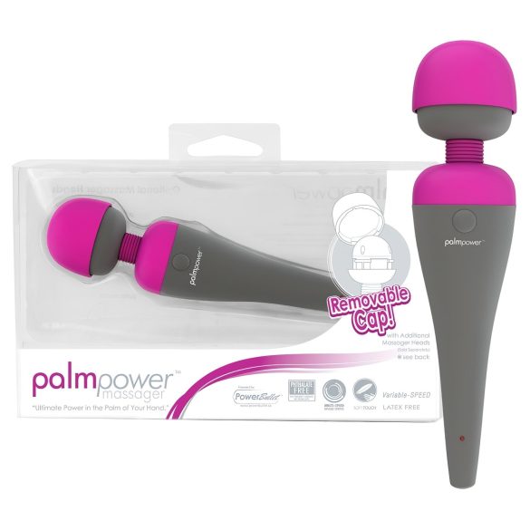 PalmPower δονητής μασάζ με ανταλλακτικά κεφαλάκια