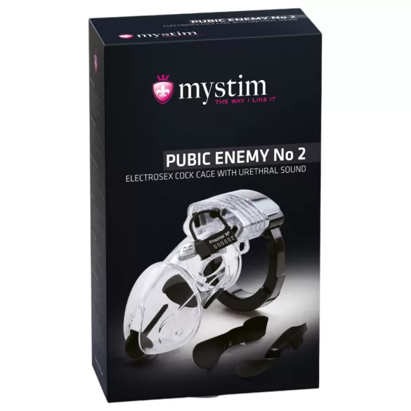 mystim Pubic Enemy No 2 - ηλεκτρικό κλουβί πέους